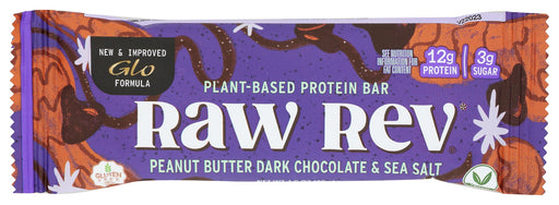 

A traditional favorite elevated to a new standard of taste &amp; quality. A best seller for the Peanut Butter and Chocolate lovers. A moist and delicious treat loaded with protein, fiber and only 3 g of sugar per bar! Glo and look your best with plant based, health supportive ingredients and chocolate ethically sourced!

