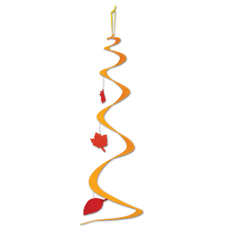 Felt Fall Leaf Whirl – 29" – (1/Pkg) by Beistle for Thanksgiving/Fall Whirls