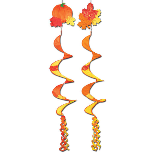 Autumn Wind-Spinners – 3' 6" – (1/Pkg) by Beistle for Thanksgiving/Fall Spinners