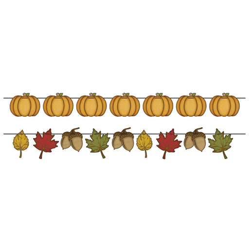 Rustic Fall Streamer Set – 4½"–6" x 12' – (1/Pkg) by Beistle for Thanksgiving/Fall Streamers