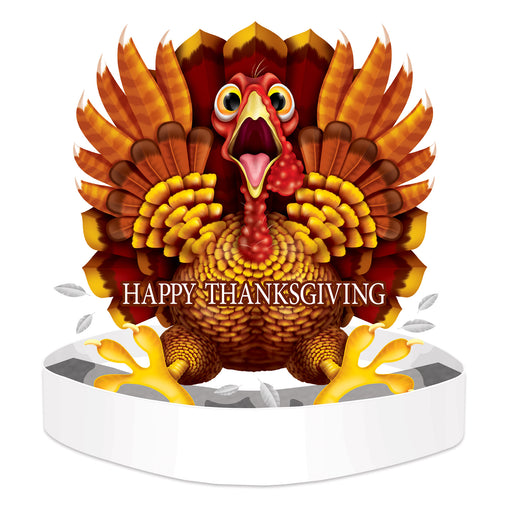 Wild Turkey Headband by Beistle for Thanksgiving/Fall Boppers and Headbands