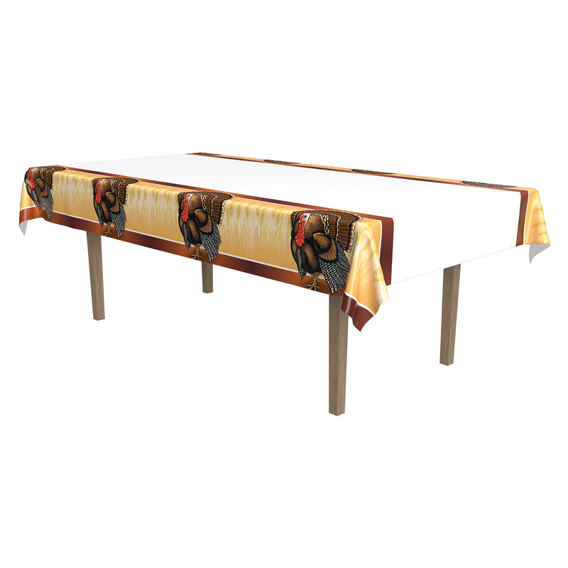 Turkey Tablecover – 54" x 108" – (1/Pkg)