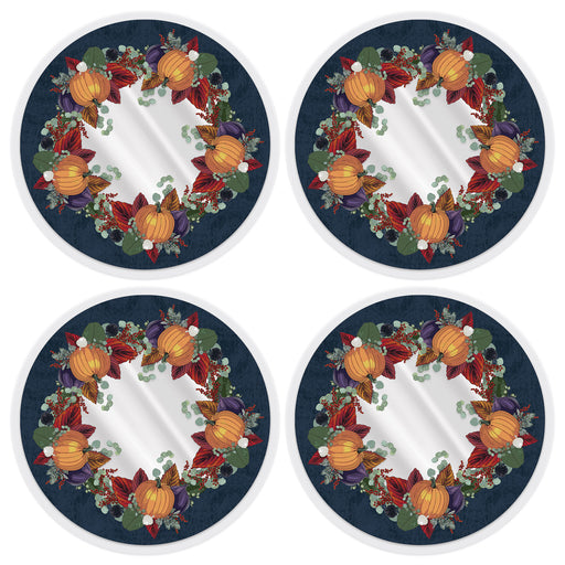 Plastic Fall Thanksgiving Placemats – 13" – (4/Pkg) by Beistle for Thanksgiving/Fall Accessories