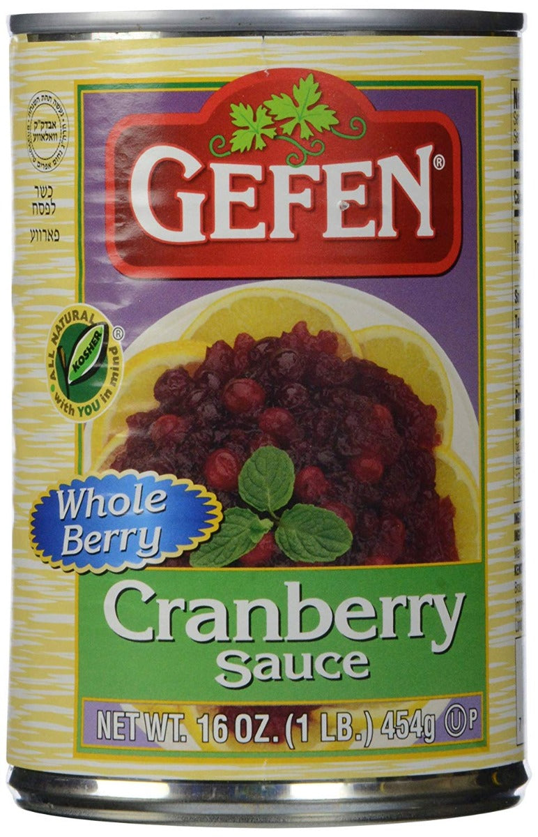 GEFEN: Cranberry Sauce Whole, 16 oz - No Brand For Less