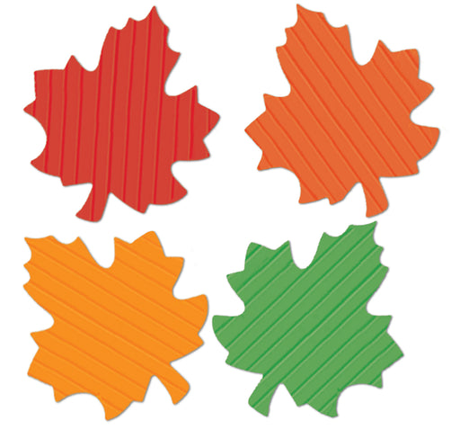 Tissue Autumn Leaves – 5¾" – (24/Pkg) by Beistle for Thanksgiving/Fall Tissue Silhouettes