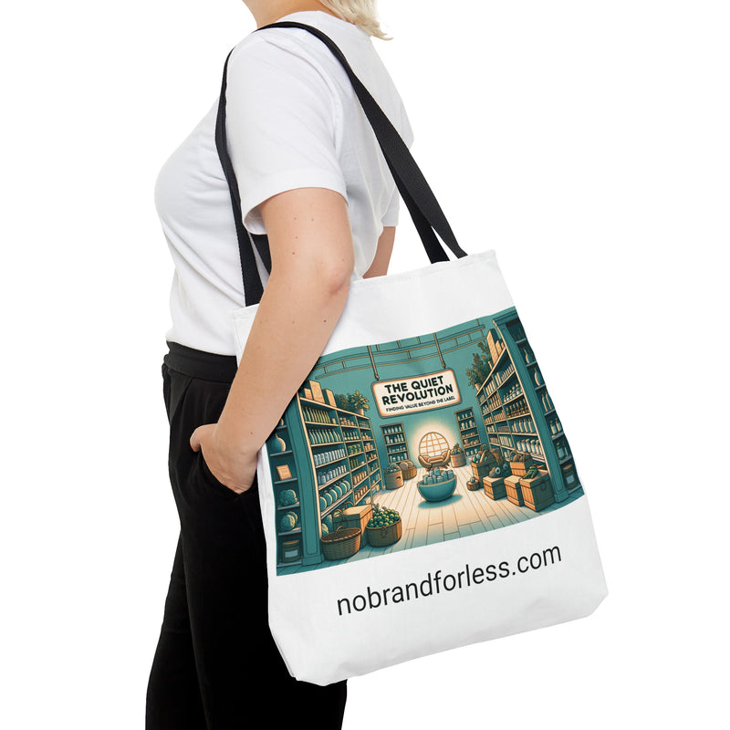 The Quiet Revolution - No Brand For Less - Tote Bag (AOP)
