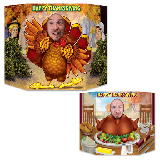 Turkey Photo Prop – 3' 1" x 25" – (1/Pkg) by Beistle for Thanksgiving/Fall Photo Props