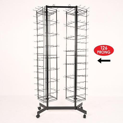 Empty 126-Prong Double Spinner Rack 2 by Beistle for General Occasion Rack Display