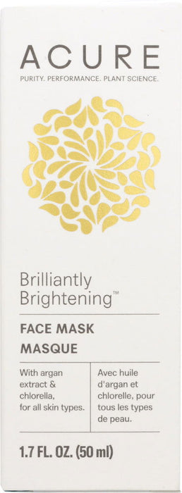 ACURE: Brilliantly Brightening Face Mask, 1.7 fl oz - No Brand For Less 