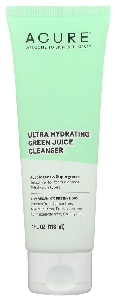 ACURE: Cleanser Ultr Hyd Grn Jce, 4 fo - No Brand For Less