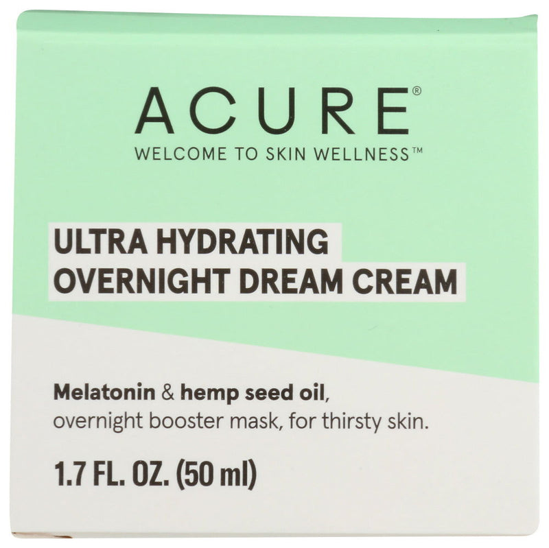 ACURE: Cream Hydrating Overnight, 1.7 fo - No Brand For Less