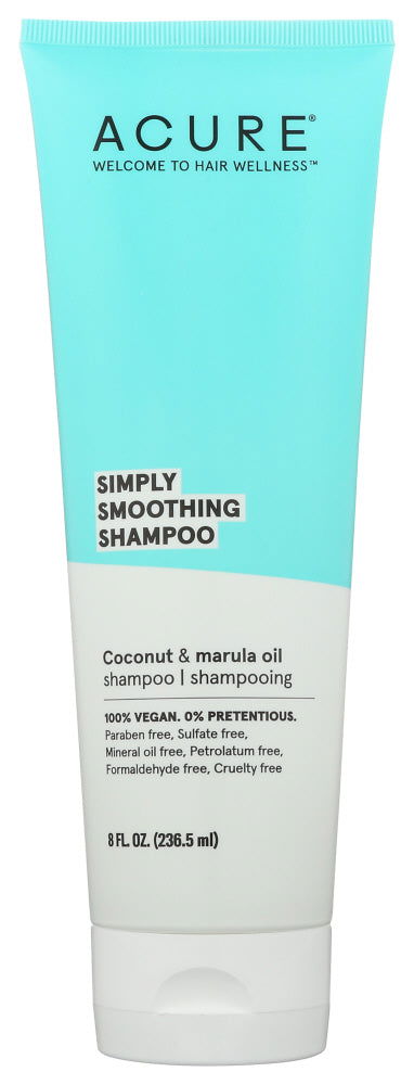 ACURE: Simply Smoothing Shampoo, 8 fo - No Brand For Less