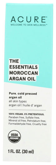 ACURE: The Essentials Organic Moroccan Argan Oil, 1 fl oz - No Brand For Less