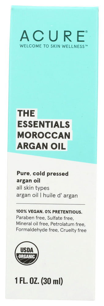 ACURE: The Essentials Organic Moroccan Argan Oil, 1 fl oz - No Brand For Less