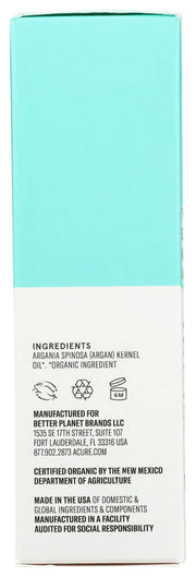 ACURE: The Essentials Organic Moroccan Argan Oil, 1 fl oz - No Brand For Less