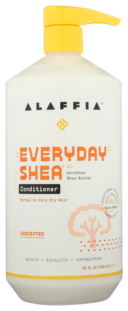 ALAFFIA: Everyday Shea Conditioner Unscented, 32 fo - No Brand For Less
