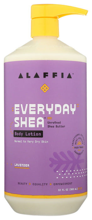 ALAFFIA: Lotion Body Evrydy Lavndr, 32 fo - No Brand For Less 