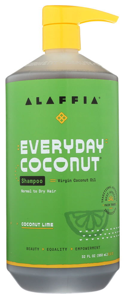ALAFFIA: Shampoo Coconut Ccnt Lime, 32 FO - No Brand For Less