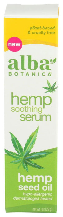 ALBA BOTANICA: Serum Soothing Hemp, 1 oz - No Brand For Less 