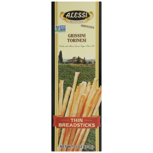 ALESSI: Grissini Torinesi Thin Breadsticks, 3 oz - No Brand For Less 
