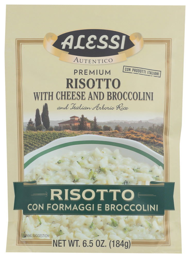 ALESSI: Risotto with Cheese and Broccolini, 6.5 oz - No Brand For Less