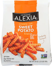 ALEXIA: Potato Fry Crinkle Cut Sweet with Sea Salt & Black Pepper, 20 oz - No Brand For Less