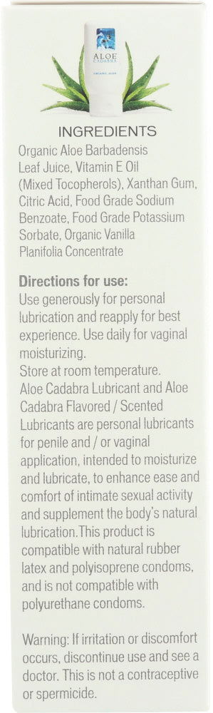 ALOE CADABRA: Natural Aloe Lubricant, 2.5 oz - No Brand For Less