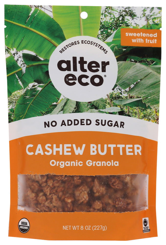 ALTER ECO: Cashew Butter Organic Granola, 8 oz - No Brand For Less