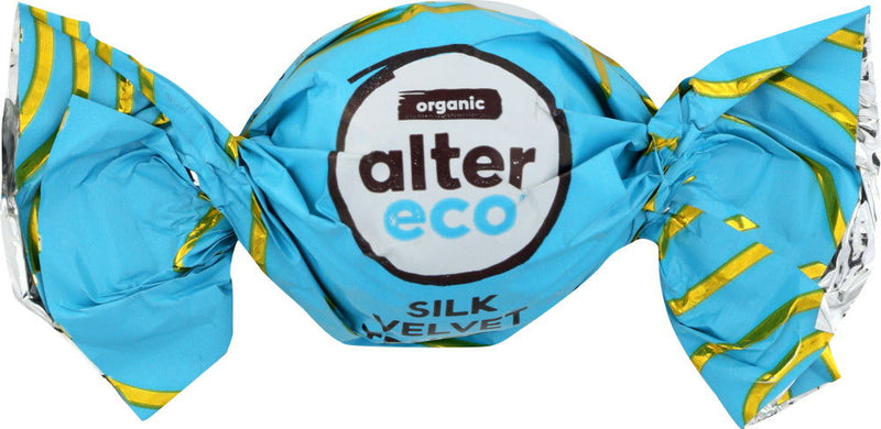 ALTER ECO: Organic Dark Milk Chocolate Silk Velvet Truffle, 0.42 oz - No Brand For Less