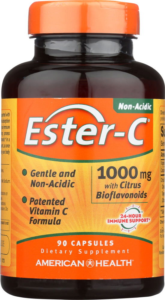 AMERICAN HEALTH: Ester-C 1000 mg with Citrus Bioflavonoids, 90 Capsules - No Brand For Less