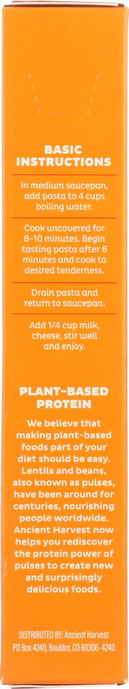 ANCIENT HARVEST: Mac And Cheese Lentil Sharp Cheddar, 6 oz - No Brand For Less 