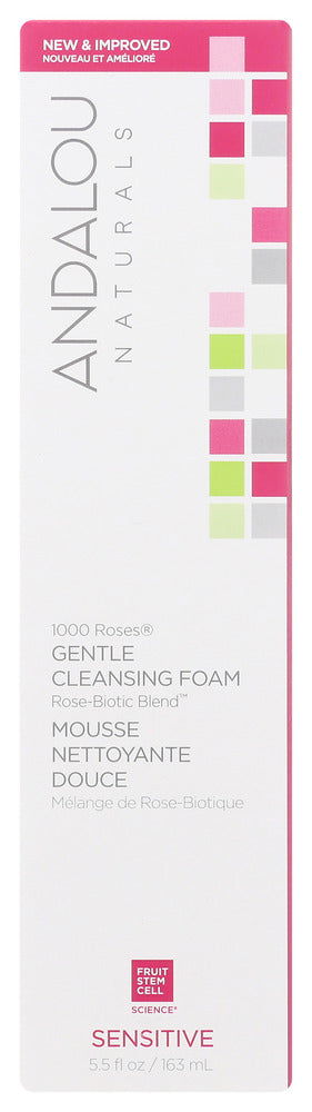 ANDALOU NATURALS: 1000 Roses Gentle Cleansing Foam, 5.5 fo - No Brand For Less