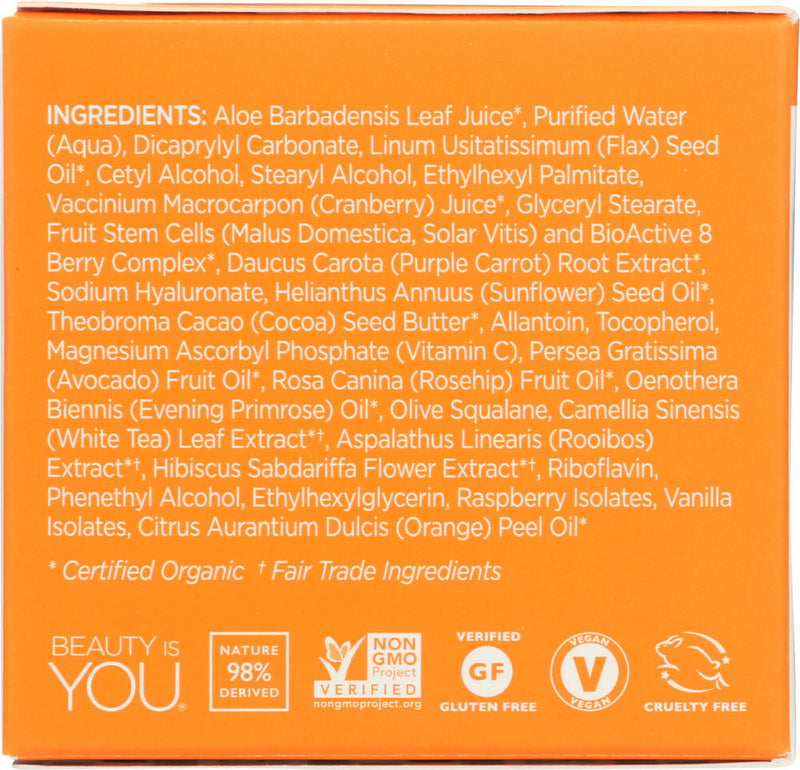 ANDALOU NATURALS: Luminous Night Cream Purple Carrot + C Brightening, 1.7 Oz - No Brand For Less