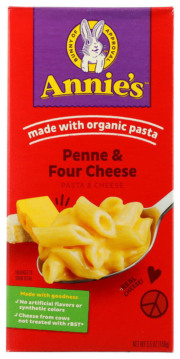 ANNIES HOMEGROWN: Macaroni & Cheese Four Cheese, 5.5 oz - No Brand For Less 