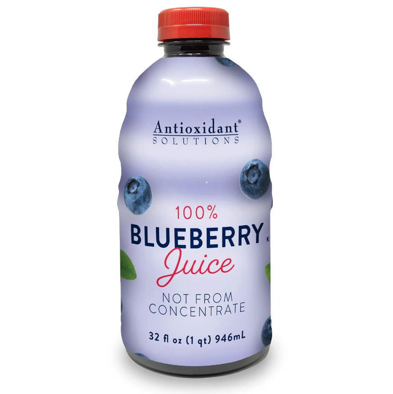 ANTIOXIDANT SOLUTIONS: Blueberry Juice, 32 fo - No Brand For Less 