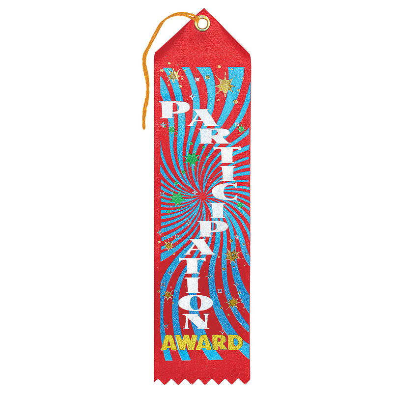 Participation Award Ribbon – 2" x 8"