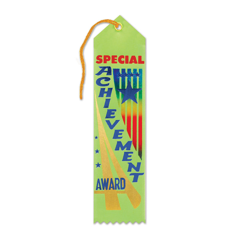 Special Achievement Award Ribbon – 2" x 8" by Beistle for Educational Award Ribbons