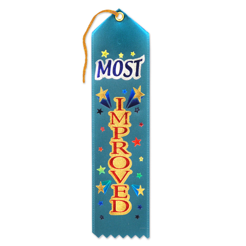 Most Improved Award Ribbon – 2" x 8"