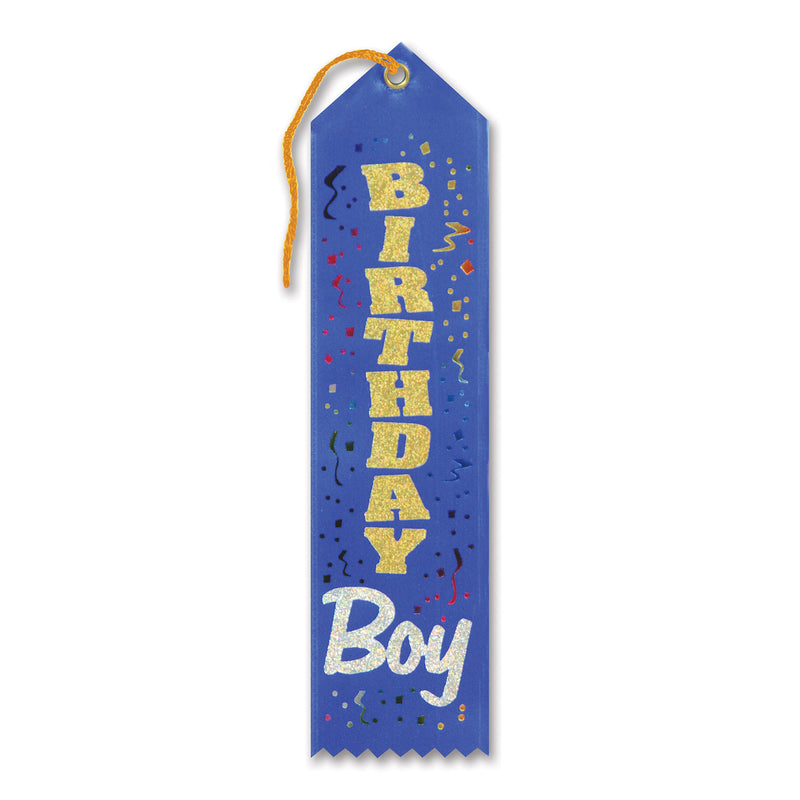 Birthday Boy Award Ribbon – 2" x 8"