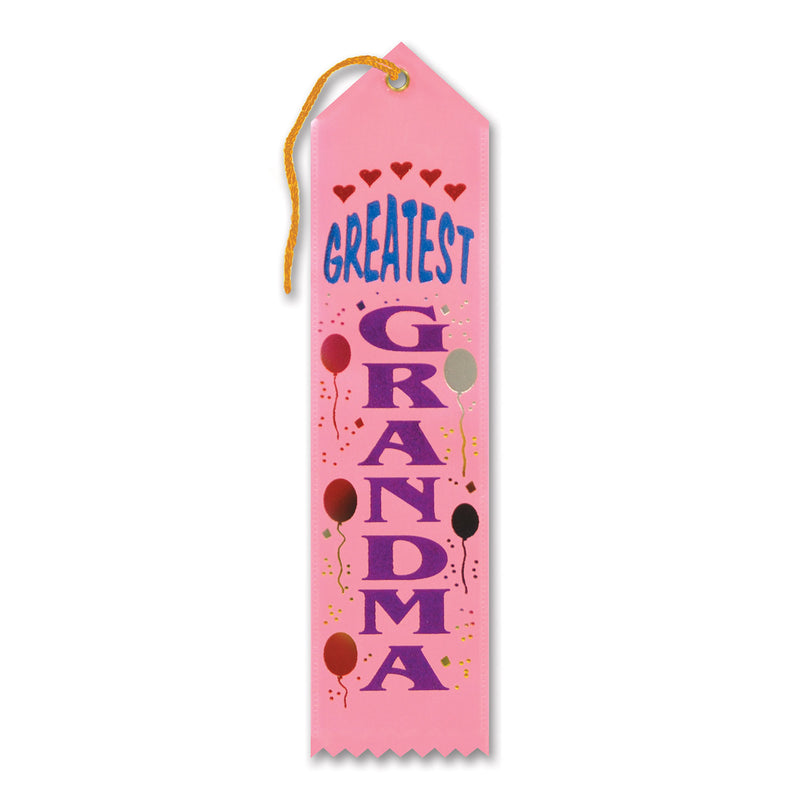 Greatest Grandma Award Ribbon – 2" x 8"