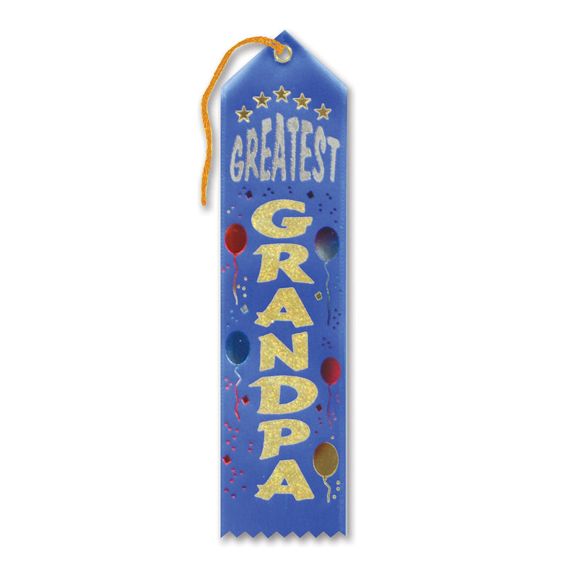 Greatest Grandpa Award Ribbon – 2" x 8"