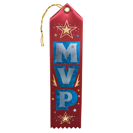 MVP Award Ribbon – 2" x 8" by Beistle for Sports Award Ribbons