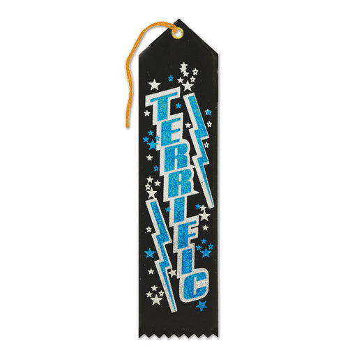 Terrific Award Ribbon – 2" x 8" by Beistle for Educational Award Ribbons