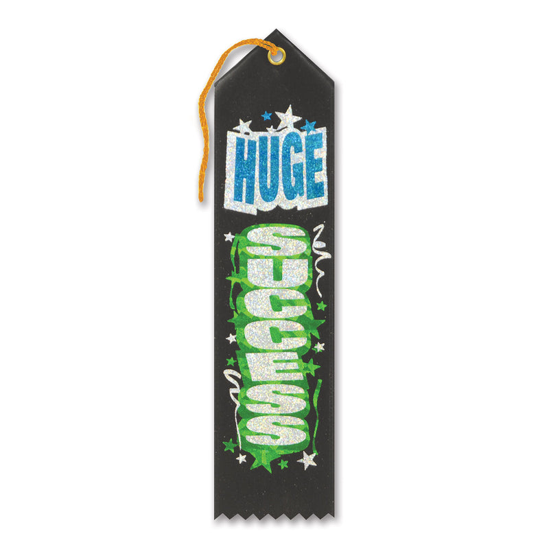 Huge Success Award Ribbon – 2" x 8" by Beistle for Educational Award Ribbons