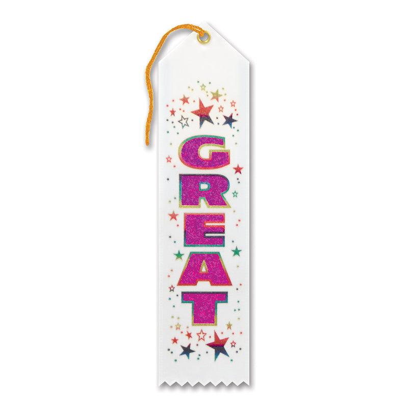 Great Award Ribbon – 2" x 8"