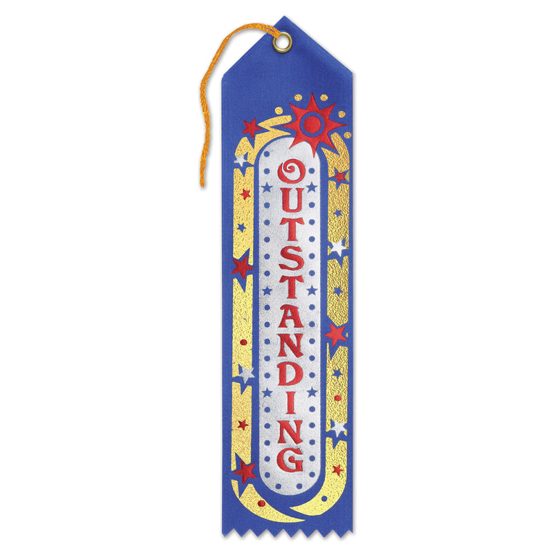 Outstanding Award Ribbon – 2" x 8"