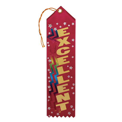 Excellent Award Ribbon – 2" x 8" by Beistle for Educational Award Ribbons