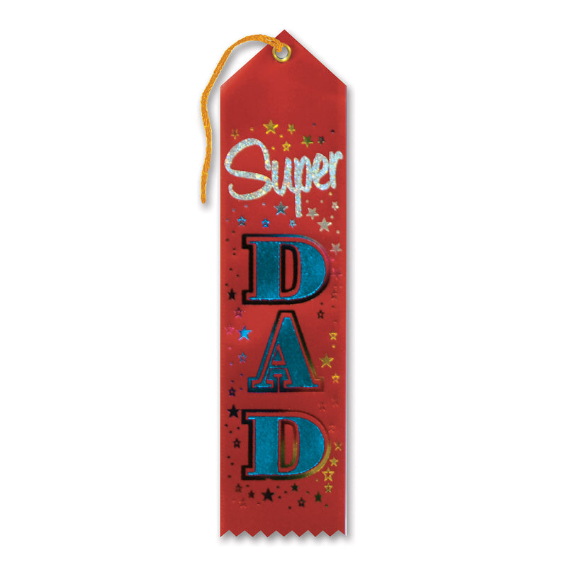 Super Dad Award Ribbon – 2" x 8"