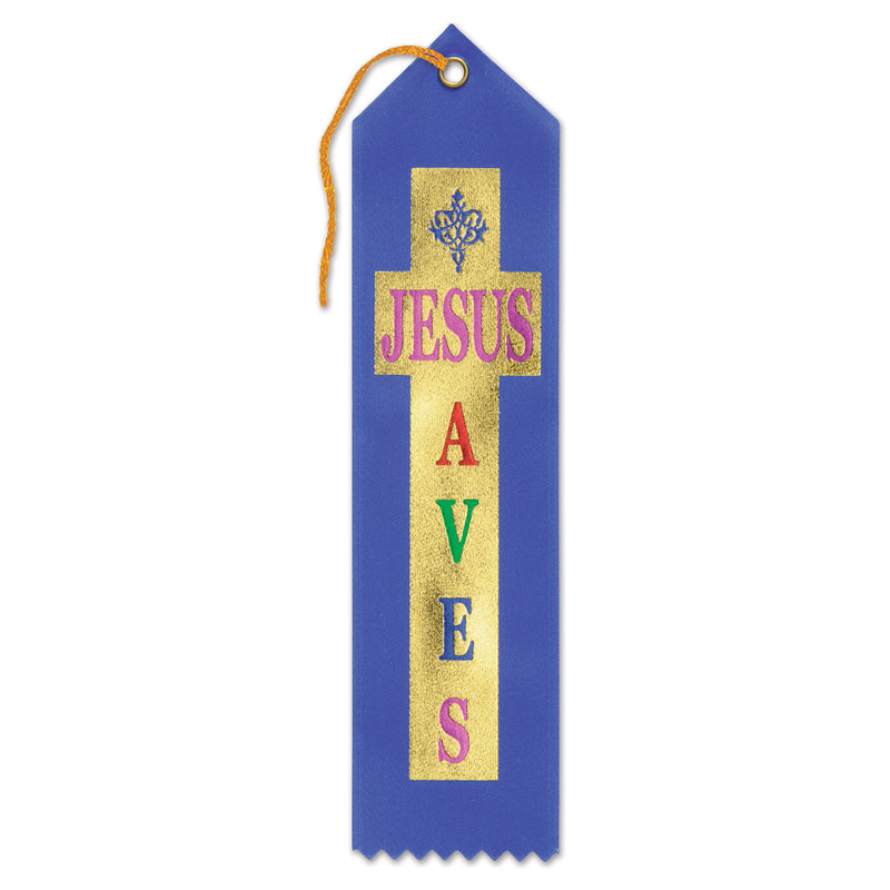 Jesus Saves Ribbon – 2" x 8"