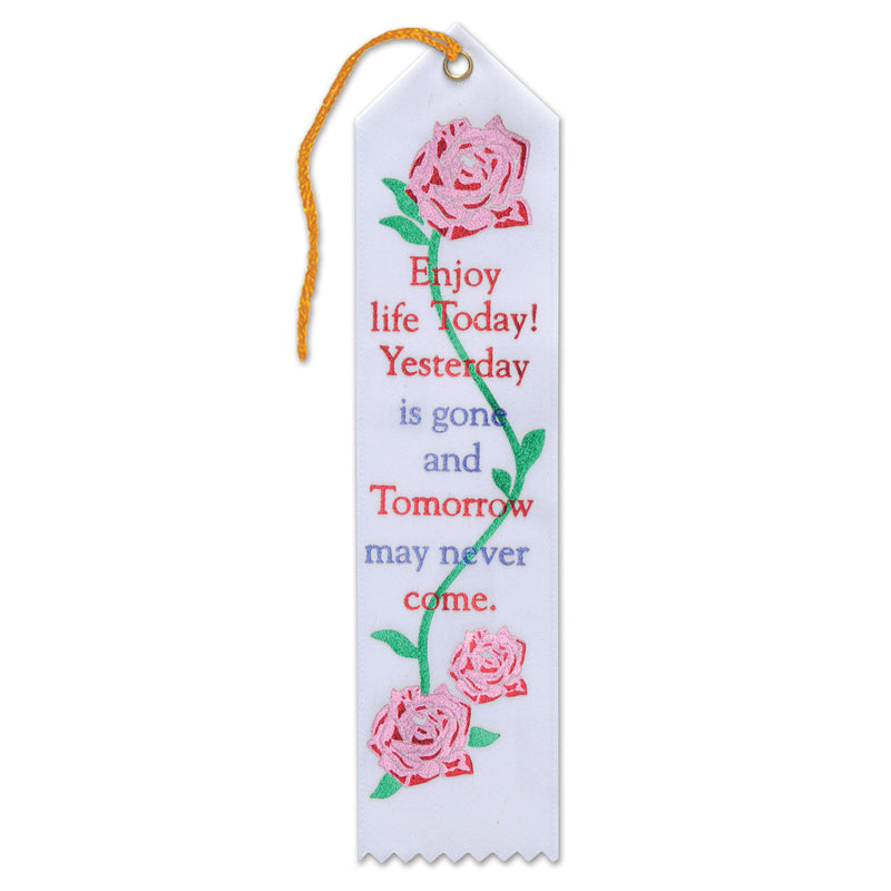 Enjoy Life Today Ribbon – 2" x 8"